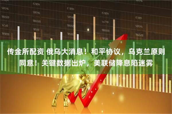 传金所配资 俄乌大消息！和平协议，乌克兰原则同意！关键数据出炉，美联储降息陷迷雾